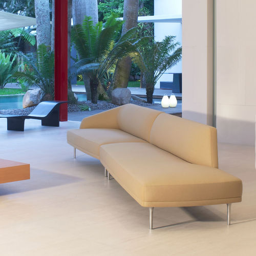 Modulsofa - MIRADOR - BERNHARD design - halbrund / modern / Stoff