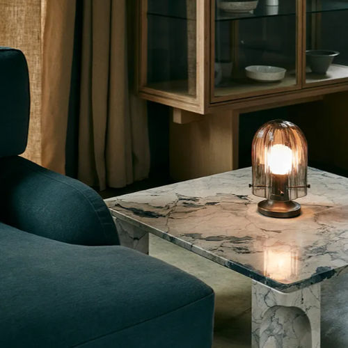 Tischlampe - SEINE - GUBI - Metall / modern / mit Kabel