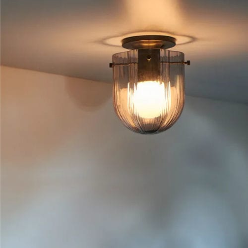 Hängelampe - SEINE - GUBI - Glas / modern / mit Kabel