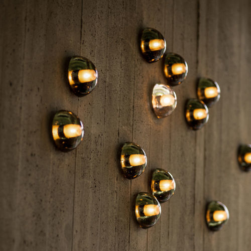 Moderne Wandleuchte - 14S/SP - BOCCI - für Außenbereich / Glas / rund