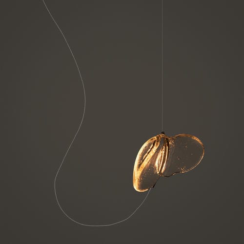 Hängelampe - 141.1m - BOCCI - gebürstetes Messing / Messing / Nickel