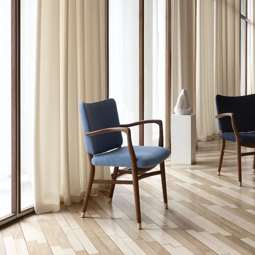Moderner Stuhl - VLA61 - Carl Hansen & Son - für den Innenraum / Stoff / Leder