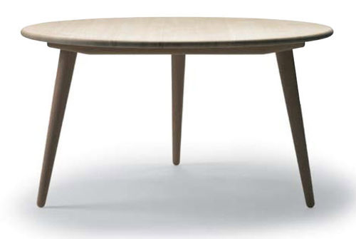 Moderner Couchtisch - CH008 - Carl Hansen & Son - Holz / oval / für Privatgebrauch