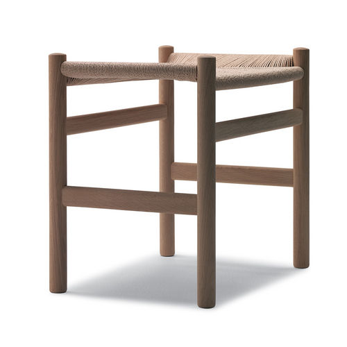 Moderner Fußschemel - CH53 - Carl Hansen & Son - Holz / für den Innenraum / von Hans J. Wegner