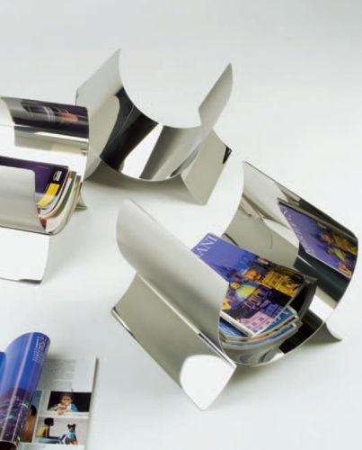 Zeitschriftenständer / originelles Design - FLEX - eXdè - für Privatgebrauch / Stahl