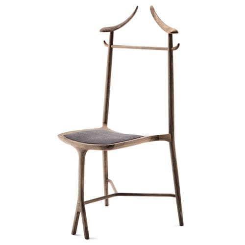 Stuhl / organisches Design - CHAMBRE CLOSE - CECCOTTI COLLEZIONI - für den Innenraum / Sperrholz / amerikanischer Nussbaum