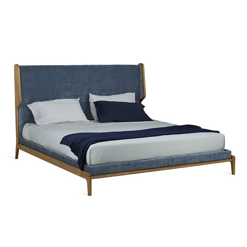 Doppelbett - MUSE - CECCOTTI COLLEZIONI - modern / gepolstertes Kopfteil / Sperrholz