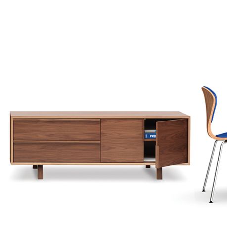 Modernes Sideboard - L602D2C series - Cherner - geformtes Sperrholz / Laminat