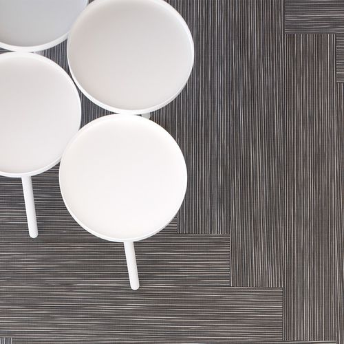 Synthetik-Bodenbelag - RIB WEAVE - Chilewich Sultan LLC - Vinyl / für den Innenraum / Contract