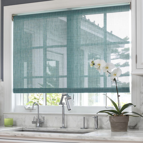 Jalousie für Fenster - MINI BASKETWEAVE - Chilewich Sultan LLC - PVC / für Gewerbegebrauch / für Sonnenschutz