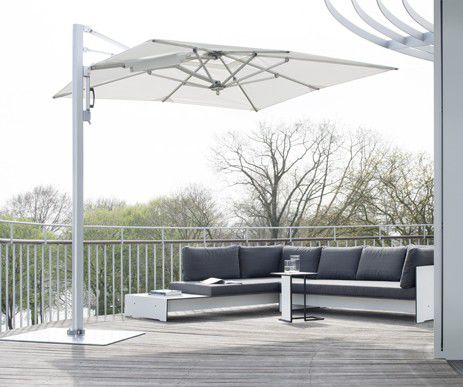 Quadratischer Sonnenschirm - LOUNGE - Conmoto - Ampel / Aluminium / windfest