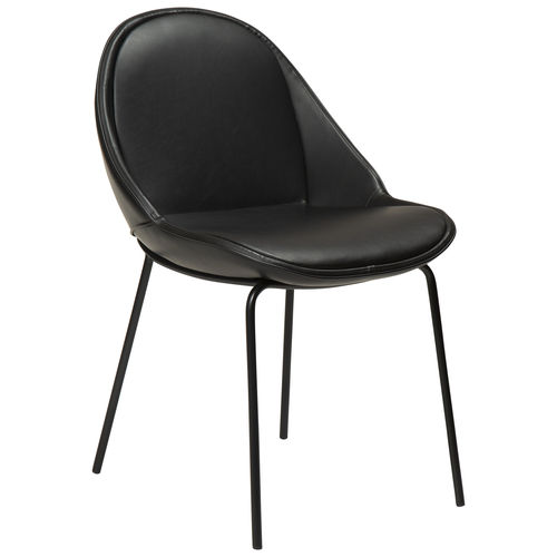 Moderner Stuhl - ARCH - DAN-FORM - für den Innenraum / Stoff / Leder