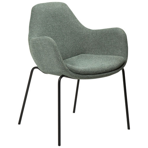 Moderner Stuhl - ZIMMER - DAN-FORM - für den Innenraum / Stoff / Gestell aus Stahl