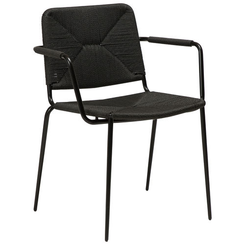 Moderner Stuhl - STILETTO - DAN-FORM - für den Innenraum / Kordel / Gestell aus Stahl
