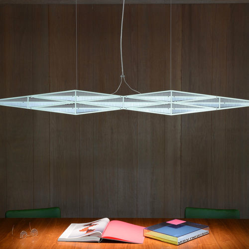 Hängelampe - VERTEX - David D'Imperio - Edelstahl / modern / mit Kabel