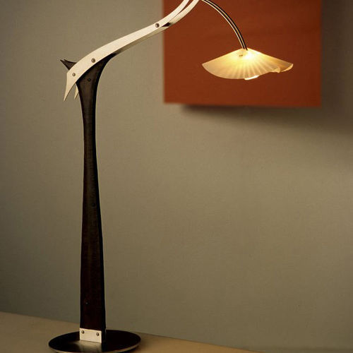 Tischlampe - MATADOR - David D'Imperio - Edelstahl / Holz / Polycarbonat