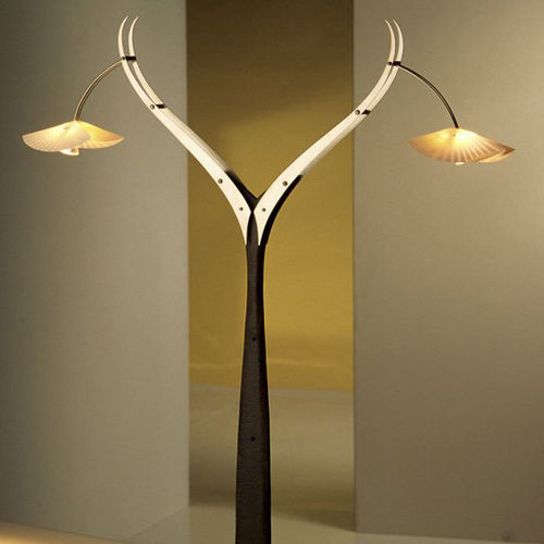 Tischlampe - PANTODON - David D'Imperio - Edelstahl / Holz / Polycarbonat