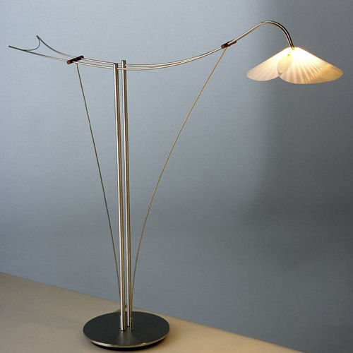 Tischlampe - SWAN - David D'Imperio - Edelstahl / Polycarbonat / modern