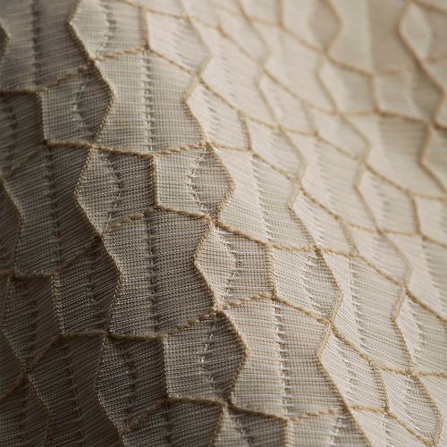 Vorhangstoff - KABUTO - Design Tex  - geometrisches Muster / Polyester / fleckenabweisend
