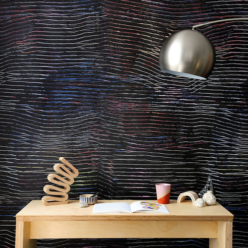 Innenwandverkleidung - RAKE   - Design Tex  - Polyester / Zellulose / Vlies