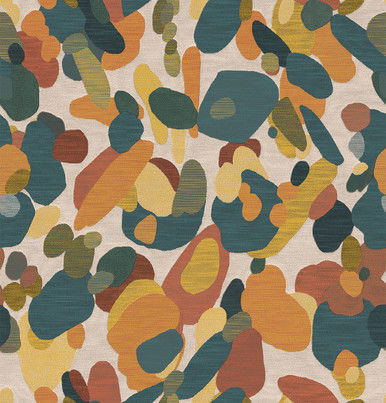Möbelstoff - AWE - Design Tex  - für die Innenarchitektur / Blumenmotive / Polyurethan