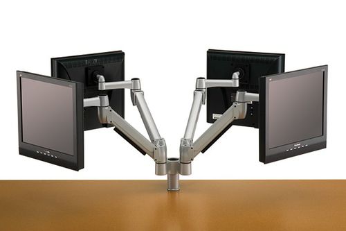 Büro-Bildschirmhalterung - FSA - Doug Mockett & Co. - wandmontiert / doppelt / 4-fach