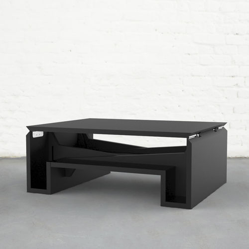 Moderner Couchtisch - MK2 - Duffy London - Holz / rechteckig / regelbar