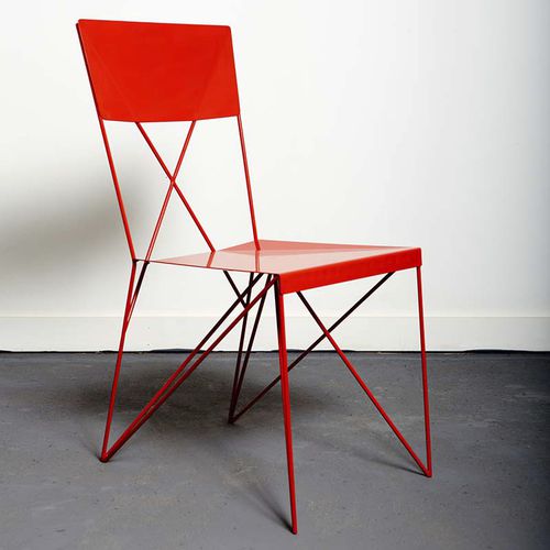 Moderner Stuhl - STRUCHAIR - Duffy London - für den Innenraum / pulverbeschichteter Stahl / für Privatgebrauch