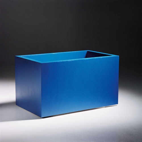 Freistehende Badewanne - XS - DURAT - Mineralwerkstoff / skandinavischer Stil / blau