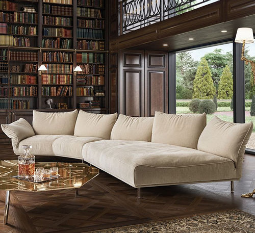 Modulsofa - STANDALTO - edra - modern / Stoff / mit Armlehnen