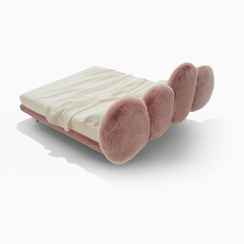 Doppelbett - CIPRIA - edra - originelles Design / Polster / Kopfteil