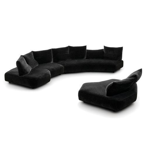 Modulsofa - ANYWHERE - edra - modern / Stoff / Polyurethan