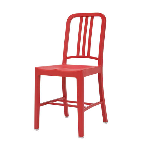 Stil-Stuhl - 111 NAVY® : 111 NAVY - emeco - PET / Gestell aus Aluminium / aus recyceltem Material