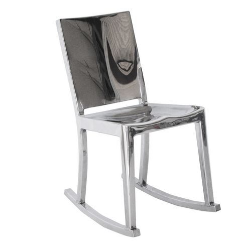 Moderner Stuhl - HUDSON : HUDROC P - emeco - Aluminium / Schaukel / für Privatgebrauch