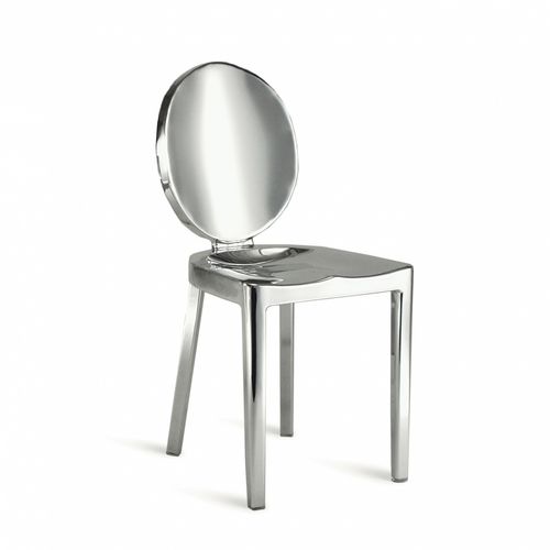 Moderner Stuhl - KONG : KONG P - emeco - Aluminium / Medaillon / für Privatgebrauch