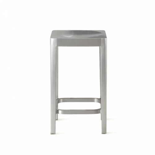 Moderner Barhocker - STOL 24 - emeco - Aluminium / von Philippe Starck