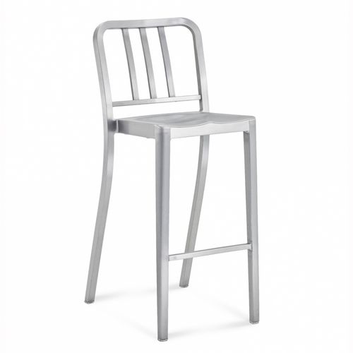 Moderner Barstuhl - HERITAGE : HERBAR 30 - emeco - Metall / Aluminium / stapelbar