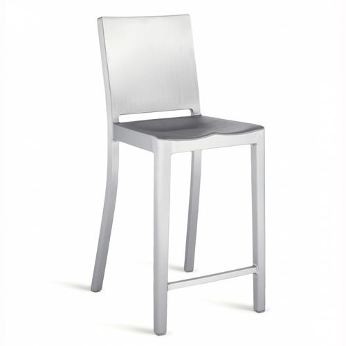 Moderner Barstuhl - HUDSON : HUDCTR 24  - emeco - Aluminium / für Privatgebrauch / ohne Armlehnen