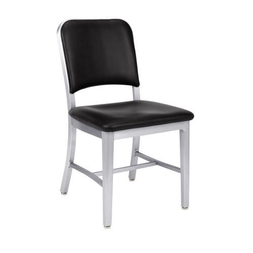 Moderner Stuhl - NAVY : 1002 - emeco - Aluminium / Polster / für Privatgebrauch