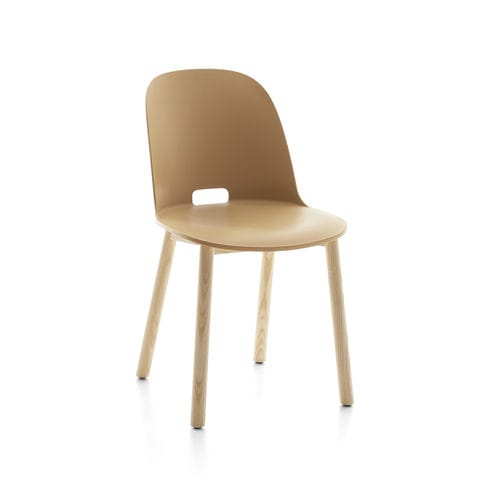 Moderner Stuhl - ALFI - emeco - für den Innenraum / Holz / Hochlehner