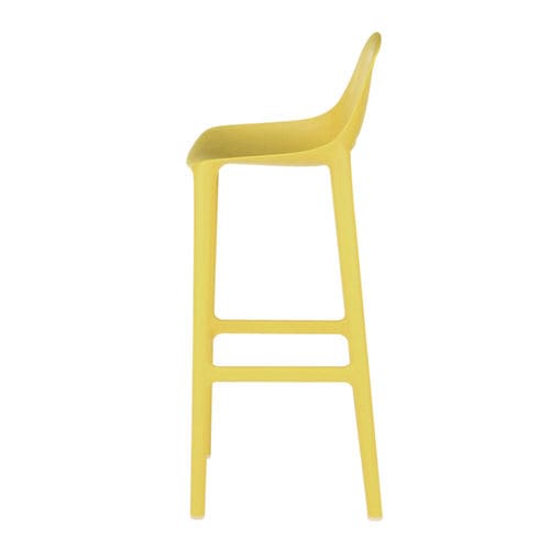 Moderner Barhocker - BROOM 30 - emeco - Holz / Polypropylen / recycelbar
