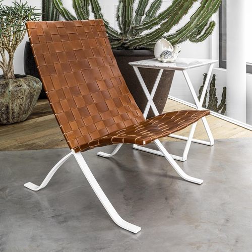 Moderner Relaxsessel - MOOD - ENRICO PELLIZZONI - Leder / Filz / Metall