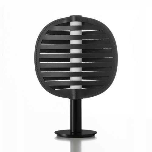 Tischlampe - LUME - ENRICO PELLIZZONI - Leder / modern / mit Kabel