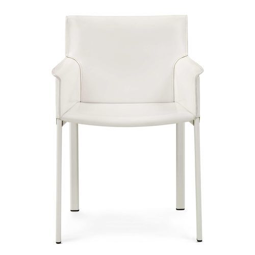 Moderner Sessel - BILBAO - ENRICO PELLIZZONI - Leder / Stoff / Stahl