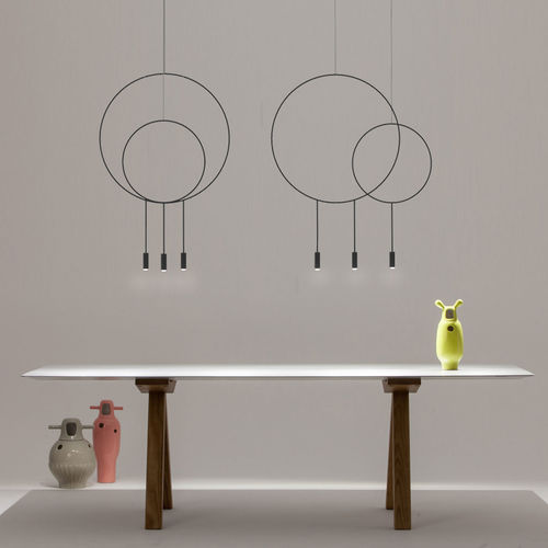 Hängelampe - REVOLTA : T-3635 / T-3636 - ESTILUZ - Aluminium / modern / mit Kabel