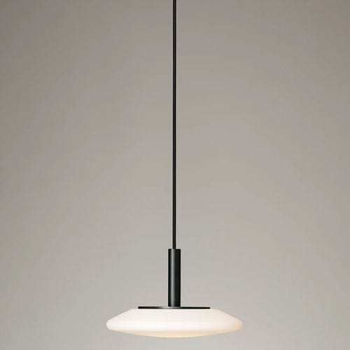 Moderne Deckenleuchte - THALES 4085 - ESTILUZ - rund / Metall / Glas