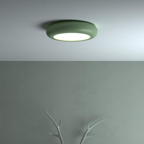 Moderne Deckenleuchte - EMMA : T-3400 / T-3401 - ESTILUZ - rund / Metall / Acryl
