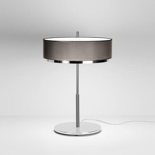 Tischlampe - IRIS : M-2717 - ESTILUZ - Glas / PVC / Polyesterfaser