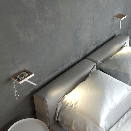 Moderne Wandleuchte - NIT : A-3520 - ESTILUZ - für den Innenraum / Metall / Holz
