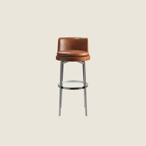 Moderner Barhocker - FEEL GOOD - FLEXFORM - Polyurethanschaum / Polyurethan / Gestell aus Massivholz